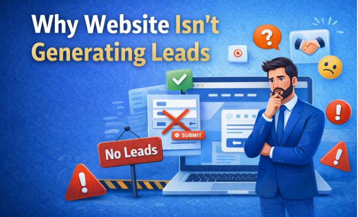 why website is not generating leads