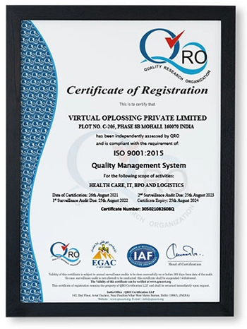QRO Certificate Of Registration